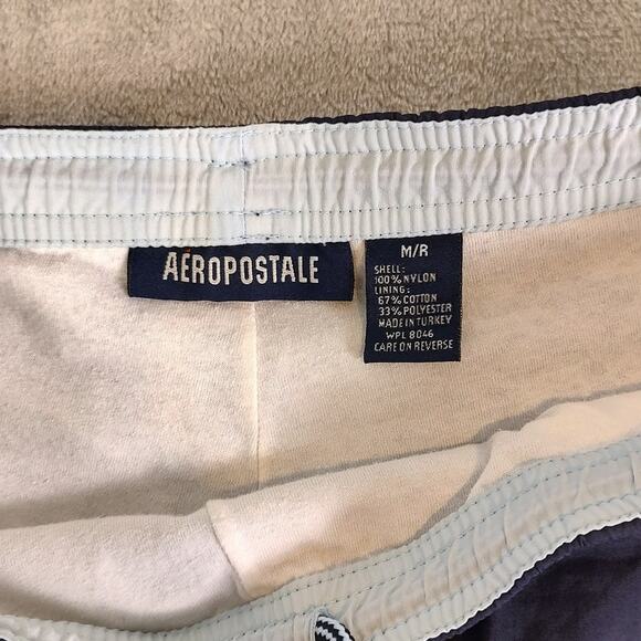 Aeropostale Blue Track Pants Womens Medium Y2K - Picture 4 of 6